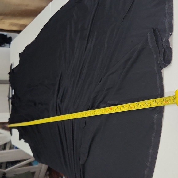 Lane Bryant Dress Womens Size 22 Black maxi high low v neck lace size 22/24 New - Picture 6 of 12